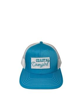 Women’s “Coastal Cowgirl” embroidered patch trucker hat